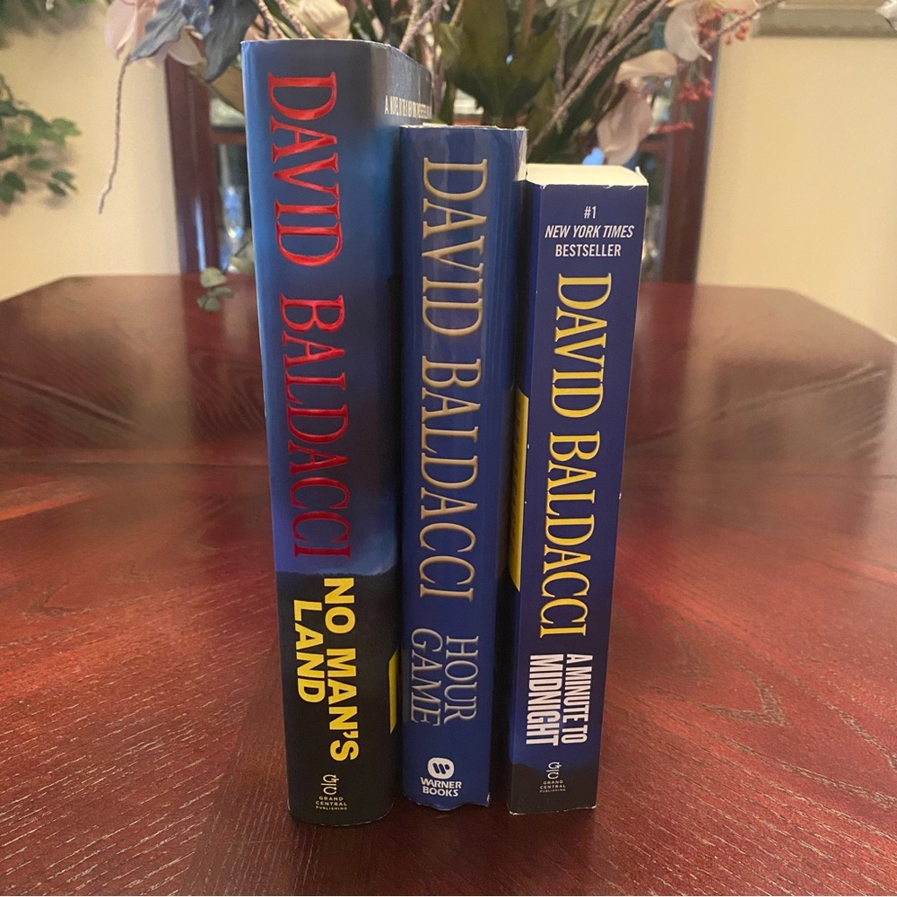 Lot of three books by David Baldacci.